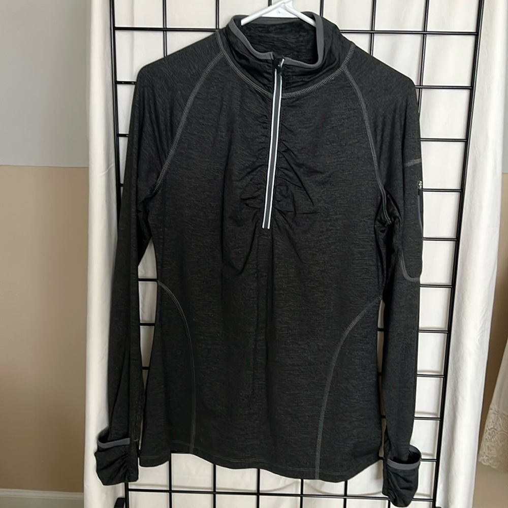 Kirkland Charcoal Quarter Zip Pullover Small